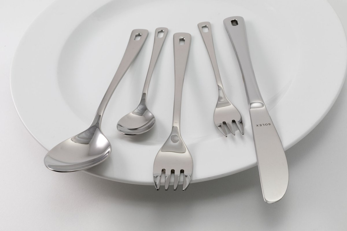 Besteckserie "KARINA gelocht" 3,0 mm 18/10 für Besteckständer Tafellöffel (4)