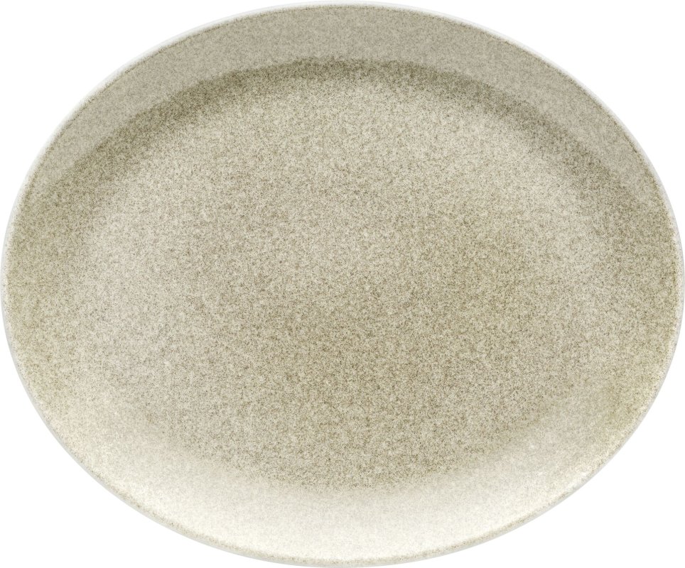Porzellanserie "Shine" Sahara Platte flach oval, 31x25,5cm (1)