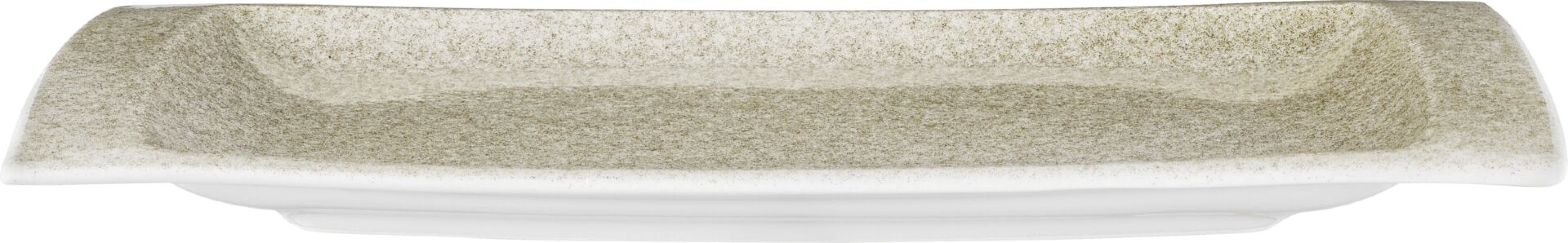 Porzellanserie "Shine" Sahara Platte flach eckig 28x4,5cm (1)