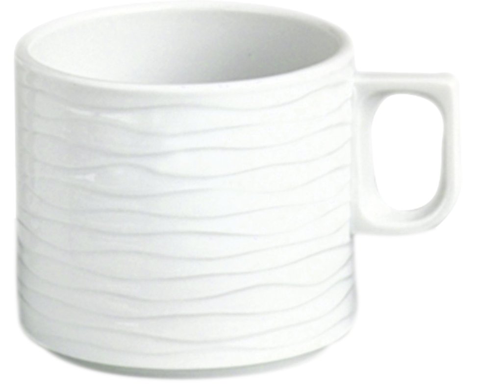 Hotelporzellan "Curved" Tasse Obere Kaffee (2)