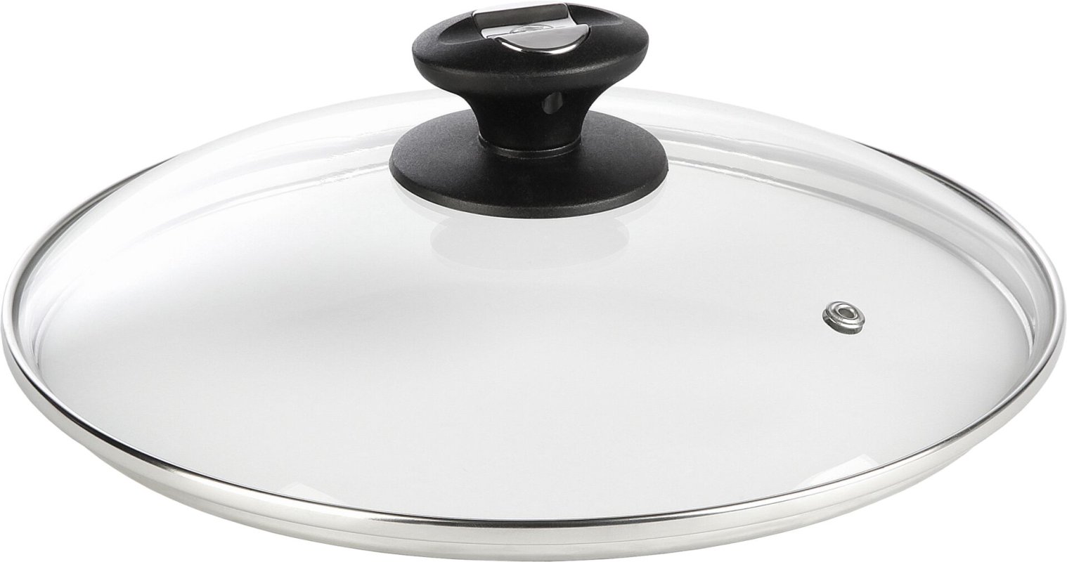 Glas-Deckel mit Dampfloch 20cm (1)