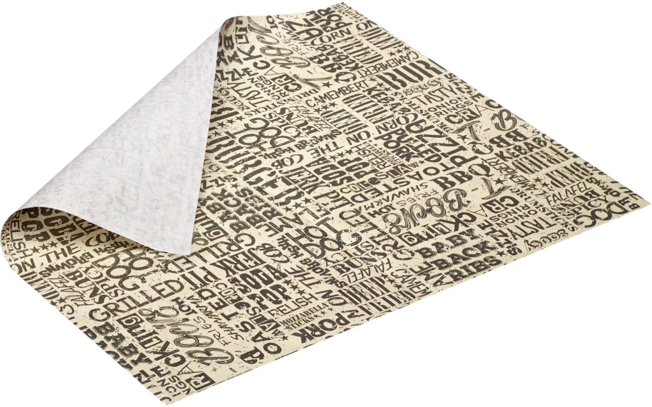 Einschlagpapier "Schrift", 50 Blatt (1)