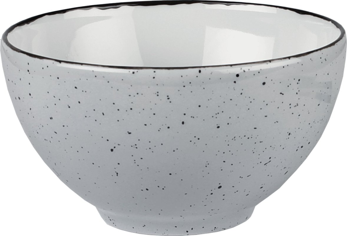 Porzellanserie "Granja" grau Schale, 14 cm (1)