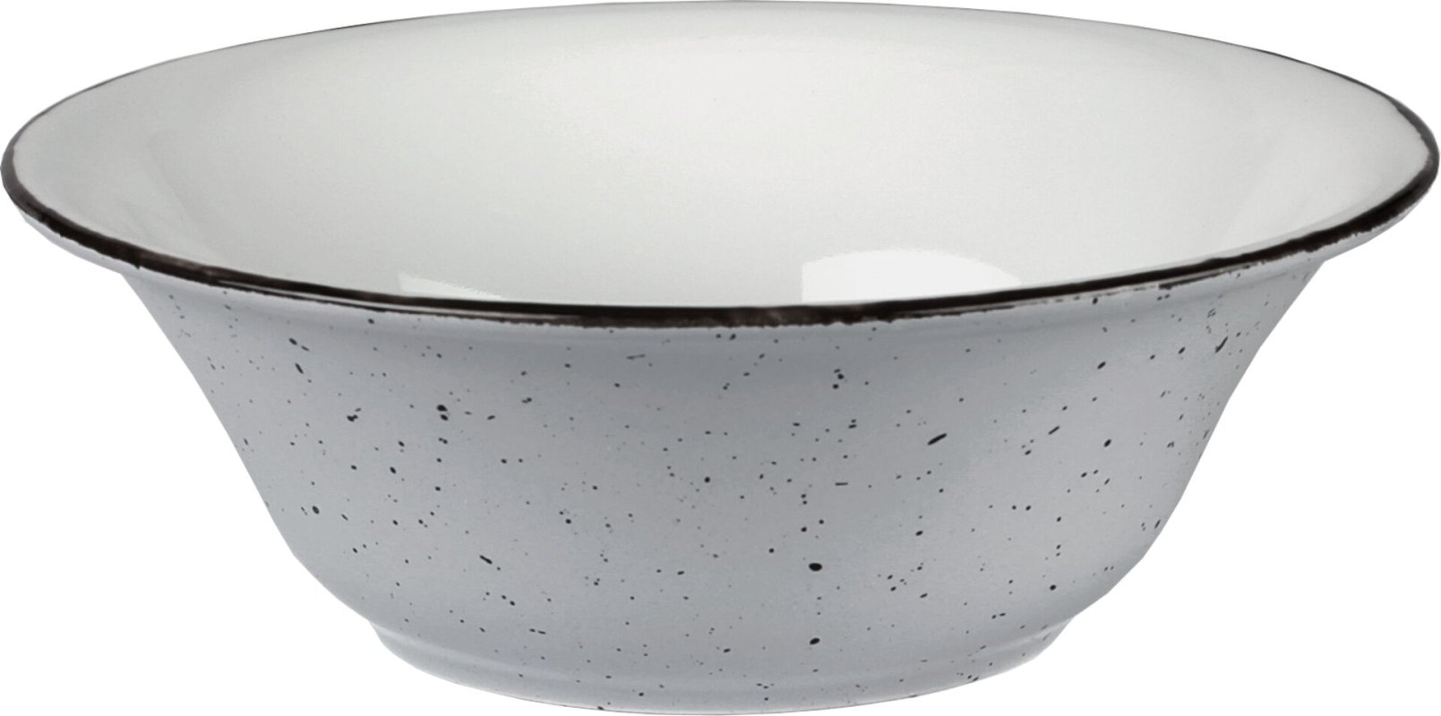 Porzellanserie "Granja" grau Schüssel, 18,5 cm (1)