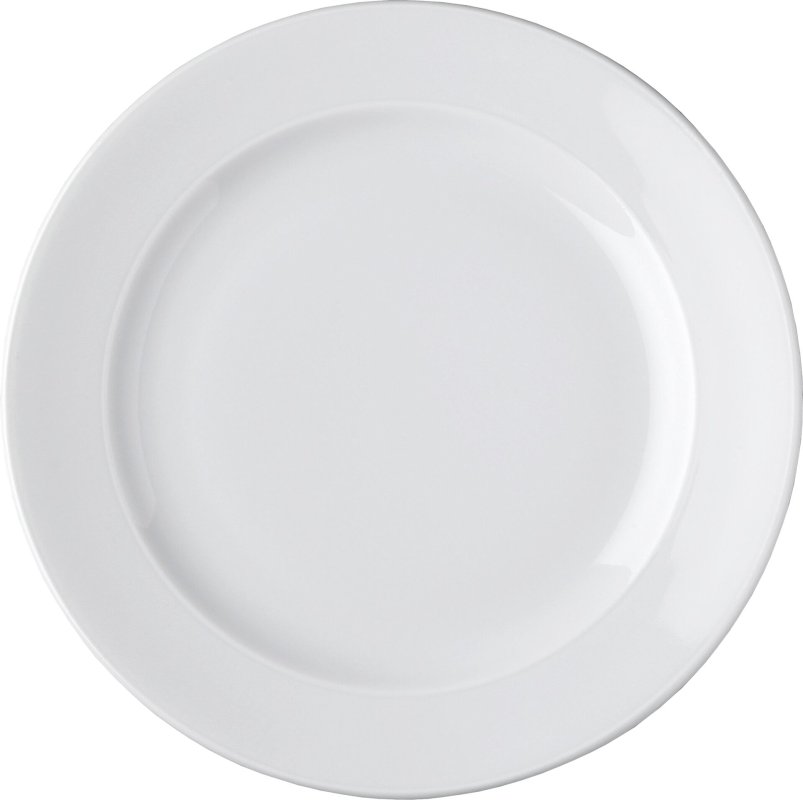 Hotelporzellan "Rotondo" Teller Fahne flach 27cm (1)