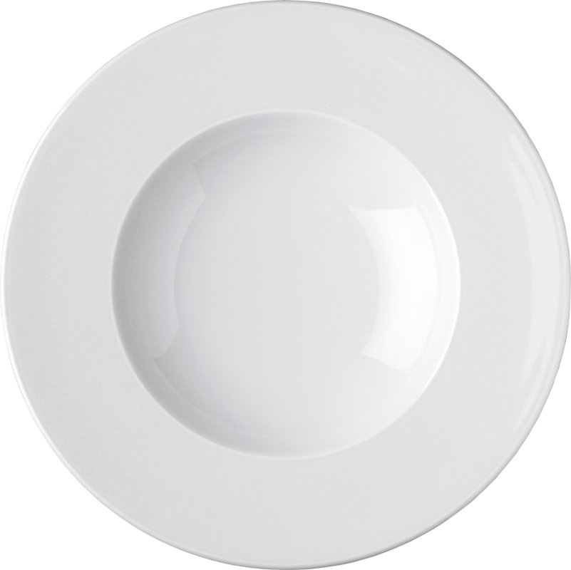 Hotelporzellan "Rotondo" Teller Fahne tief 21cm (1)