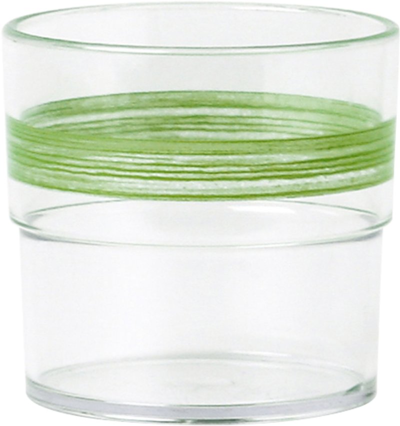 Trinkbecher "Colour" 0,23L SAN klar/grün (1)