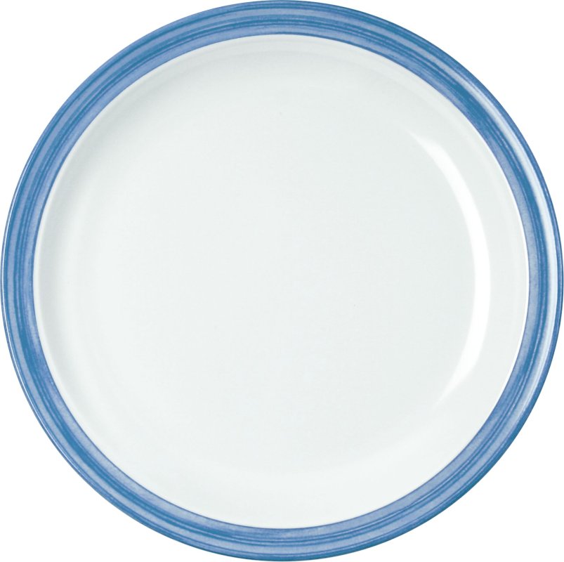 Teller flach "Colour" Ø23,5cm Melamin  blau (1)