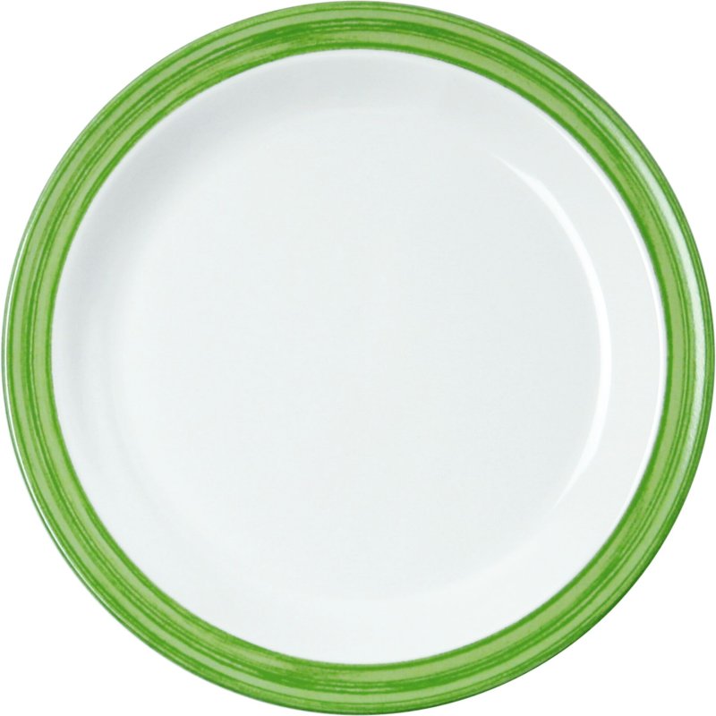 Teller flach "Colour" Ø19,5cm Melamin  grün (1)
