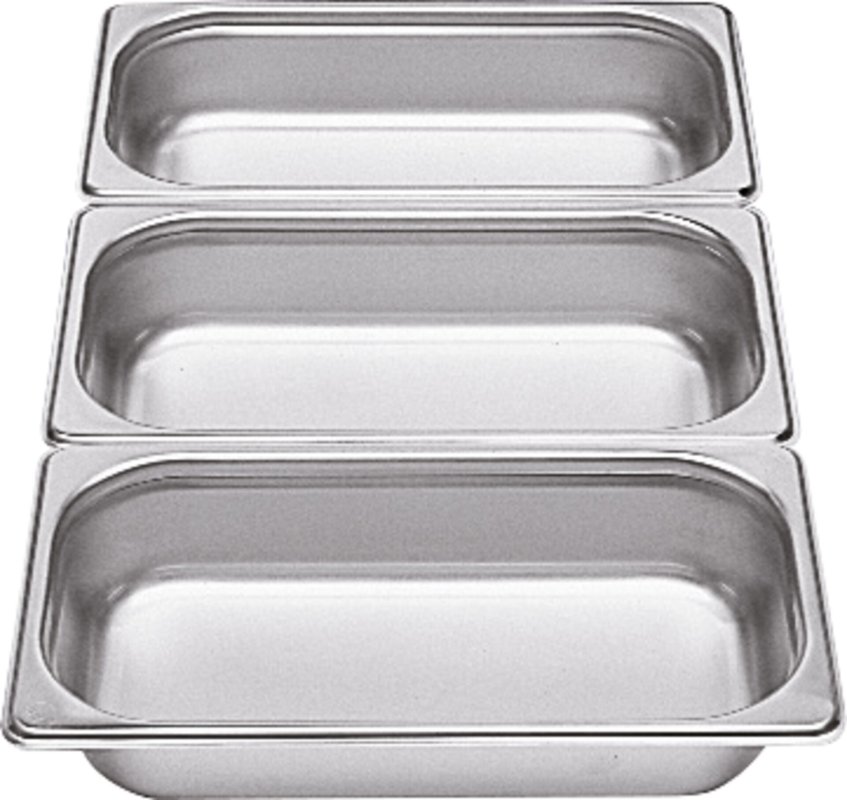 GN-Behälter 1/3 Edelstahl 65mm (3)