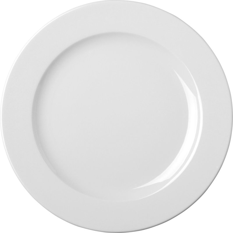 Teller flach Ø 26 cm weiß (1)