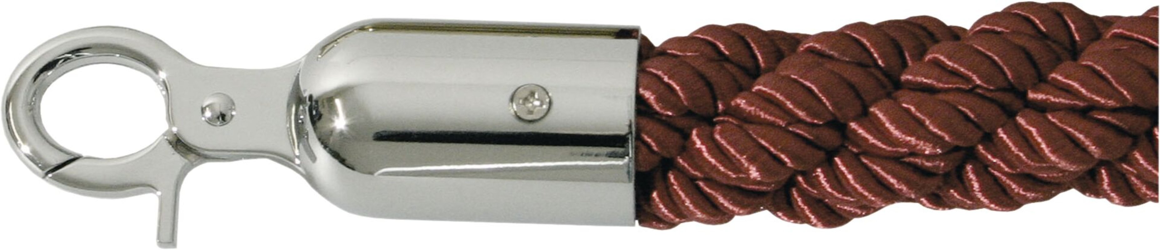 Verbindungskordel rot, mit Chromenden (1)