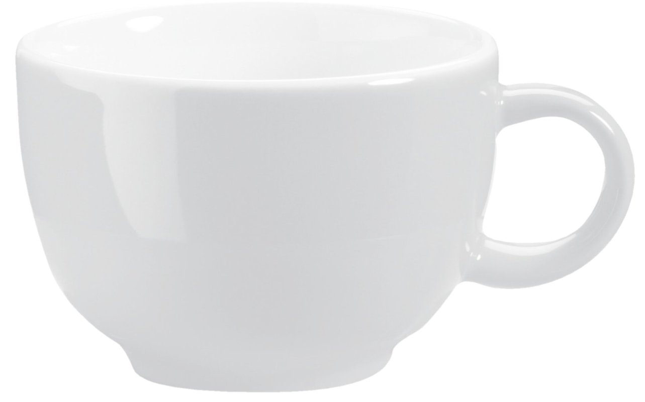 Kaffee-/Cappuccinotasse obere weiß (2)