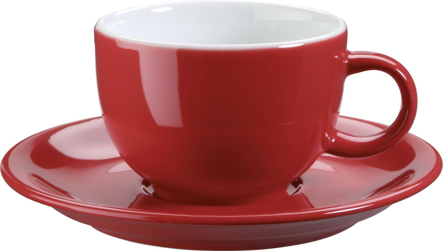 Kaffee-/Cappuccinotasse obere rot (1)