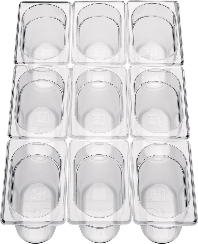 GN-Behälter 1/9 Polycarbonat 65mm (1)