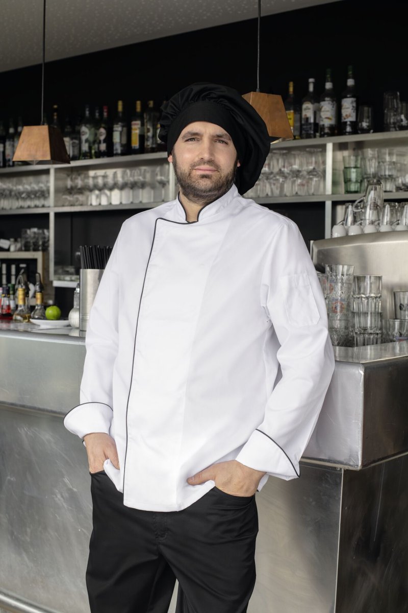 Kochmütze "Paris" weiß (2)