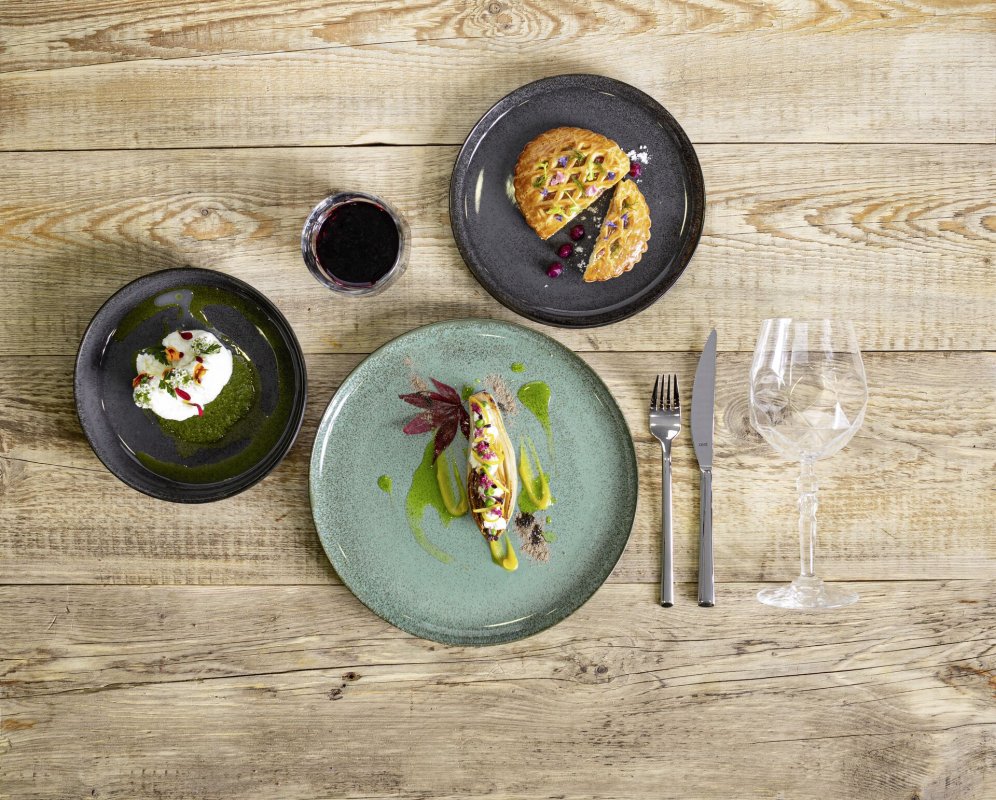 Porzellanserie "Spices" Curry Teller flach Ø27cm (6)