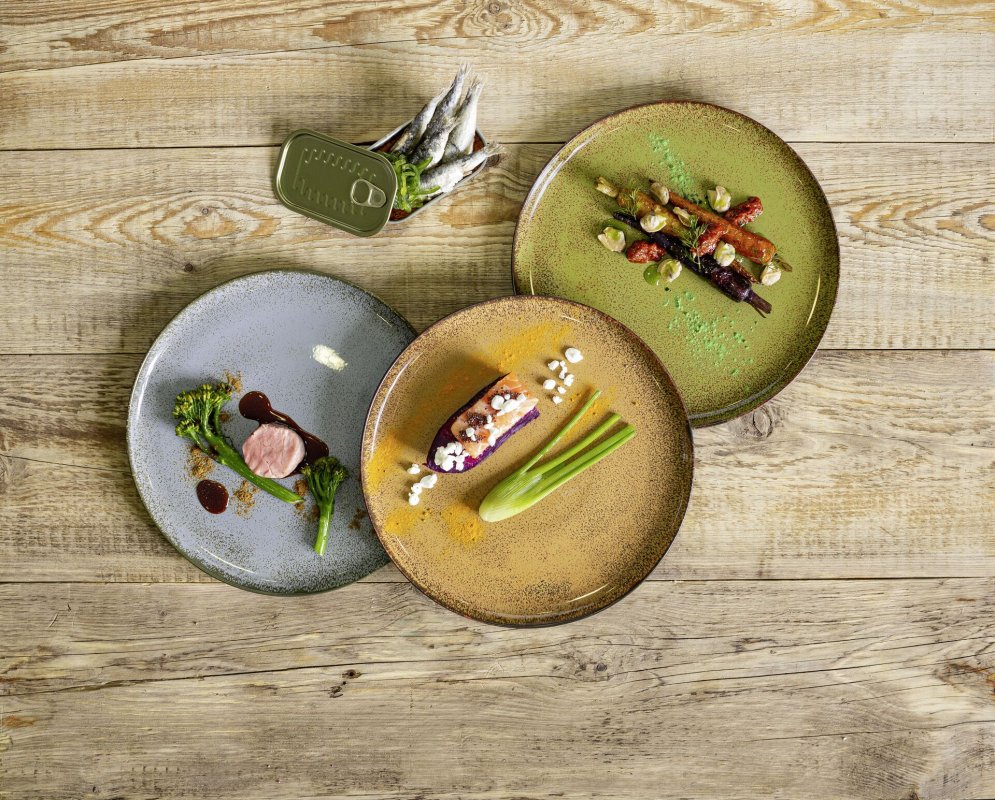 Porzellanserie "Spices" Curry Teller flach Ø27cm (7)