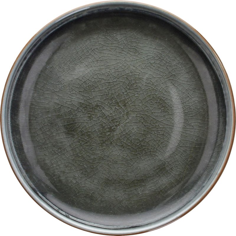 Porzellanserie "Terra" Pizzateller Ø32,5 cm grau (1)