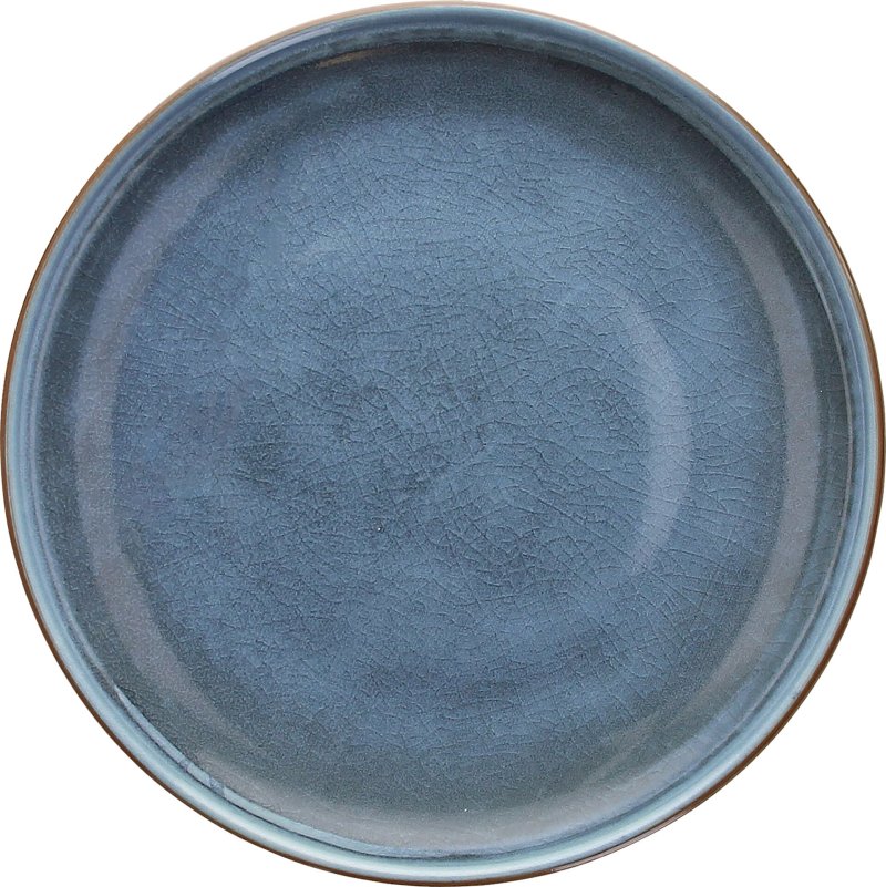 Porzellanserie "Terra" Pizzateller Ø32,5 cm blau (1)