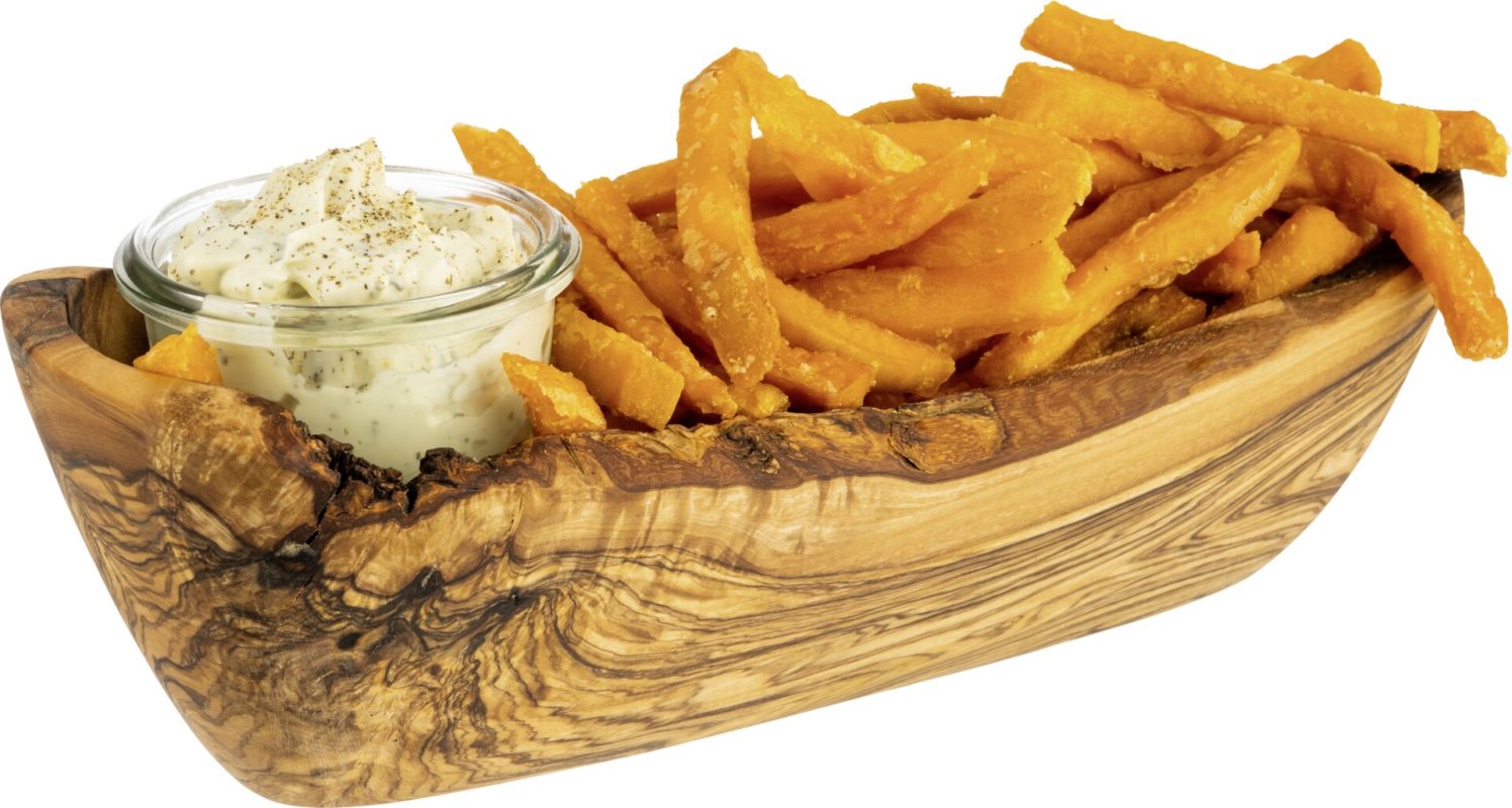 Olivenholzschale, länglich (2)