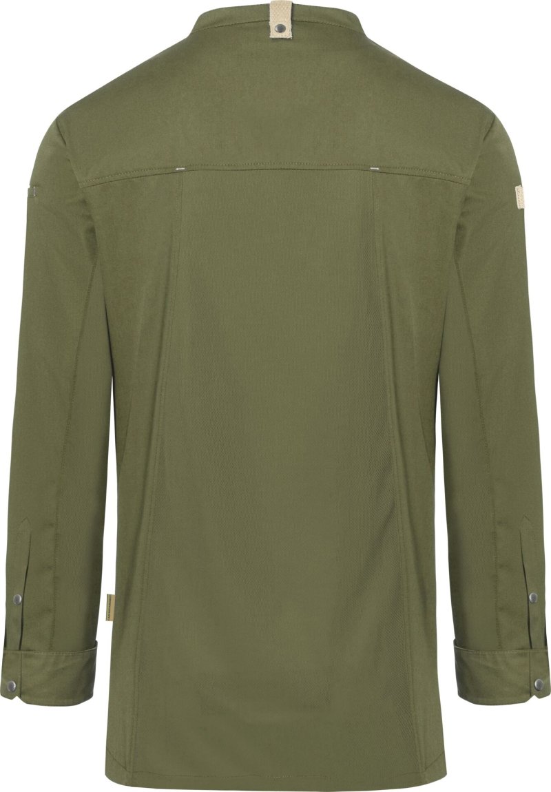 Kochjacke Herren "Green-Generation", moosgrün 48 (3)