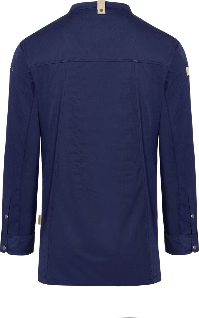 Kochjacke Herren "Green-Generation", stahlblau Größe 48 (3)