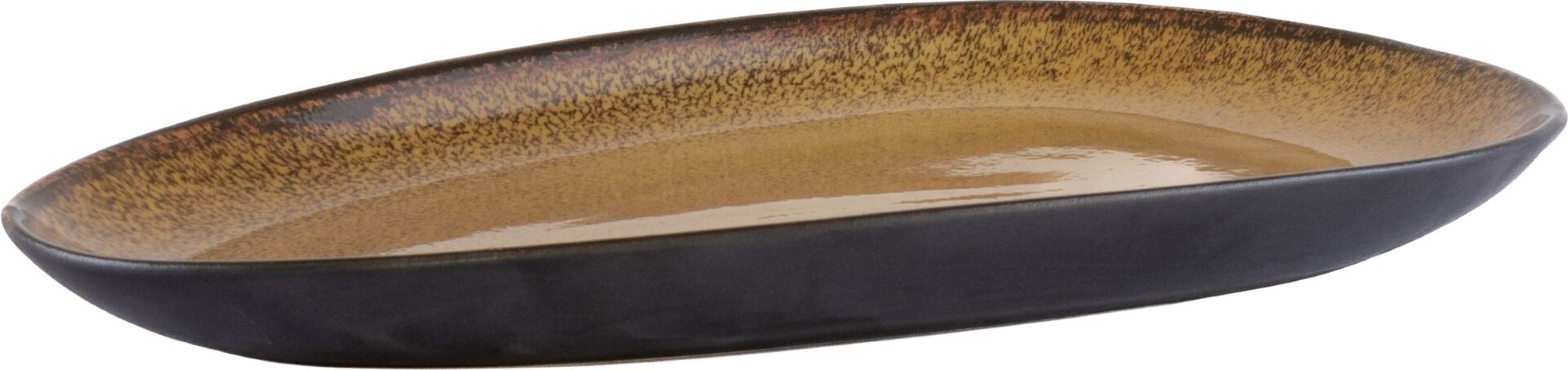 Porzellanserie "Spices" Curry Platte oval 38,5x20,5 (1)