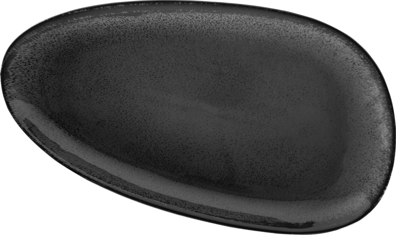 Porzellanserie "Spices" Black Pepper Platte oval 38,5x20,5 (2)