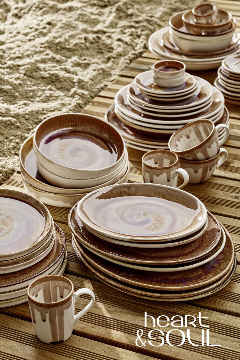 "Heart & Soul" Oyster Teller Coup flach Ø30cm (3)