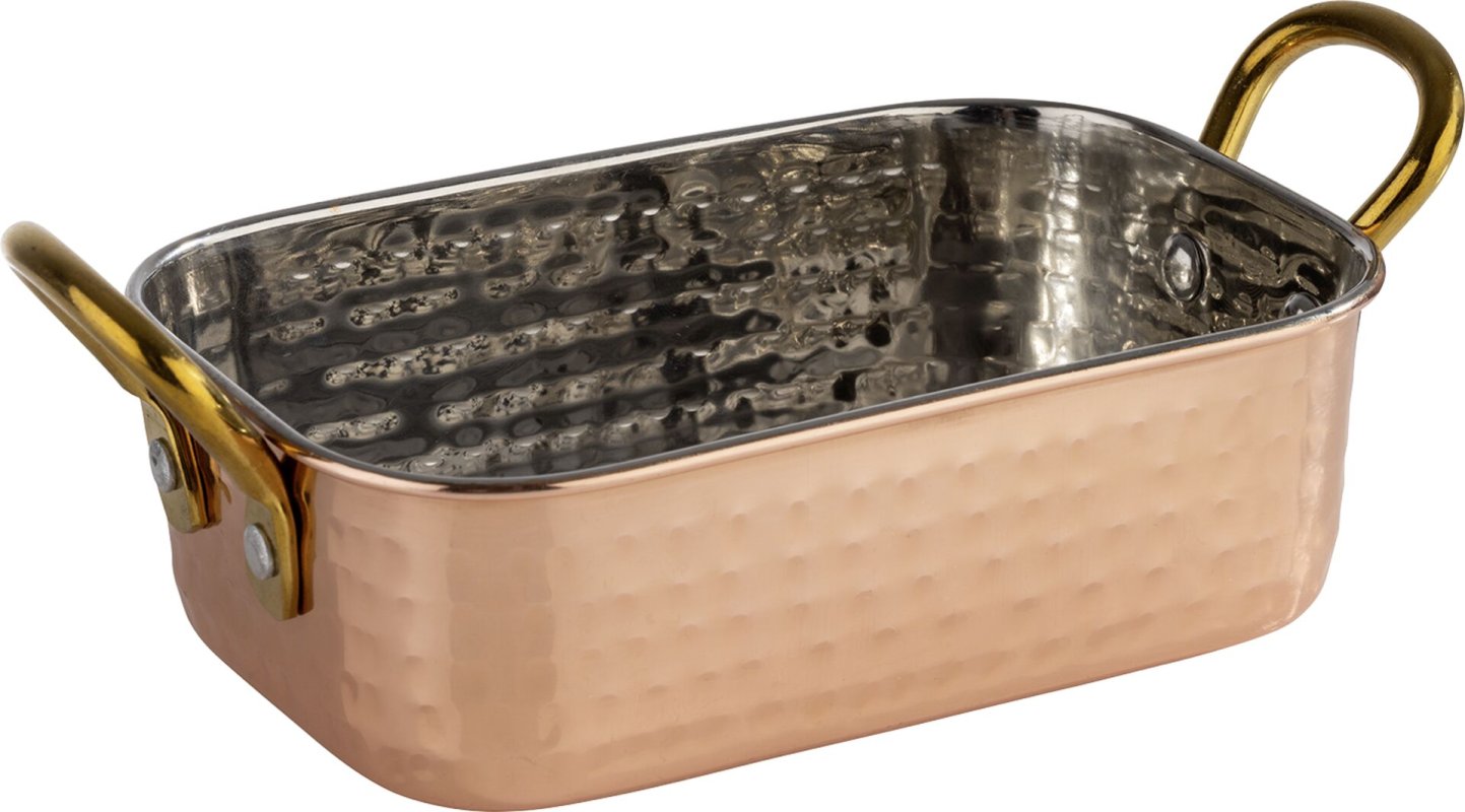 Servierartikel "Mumbai" rechteckig mit Griffen, LxBxH: 14,5x9,7x4,8 cm (1)