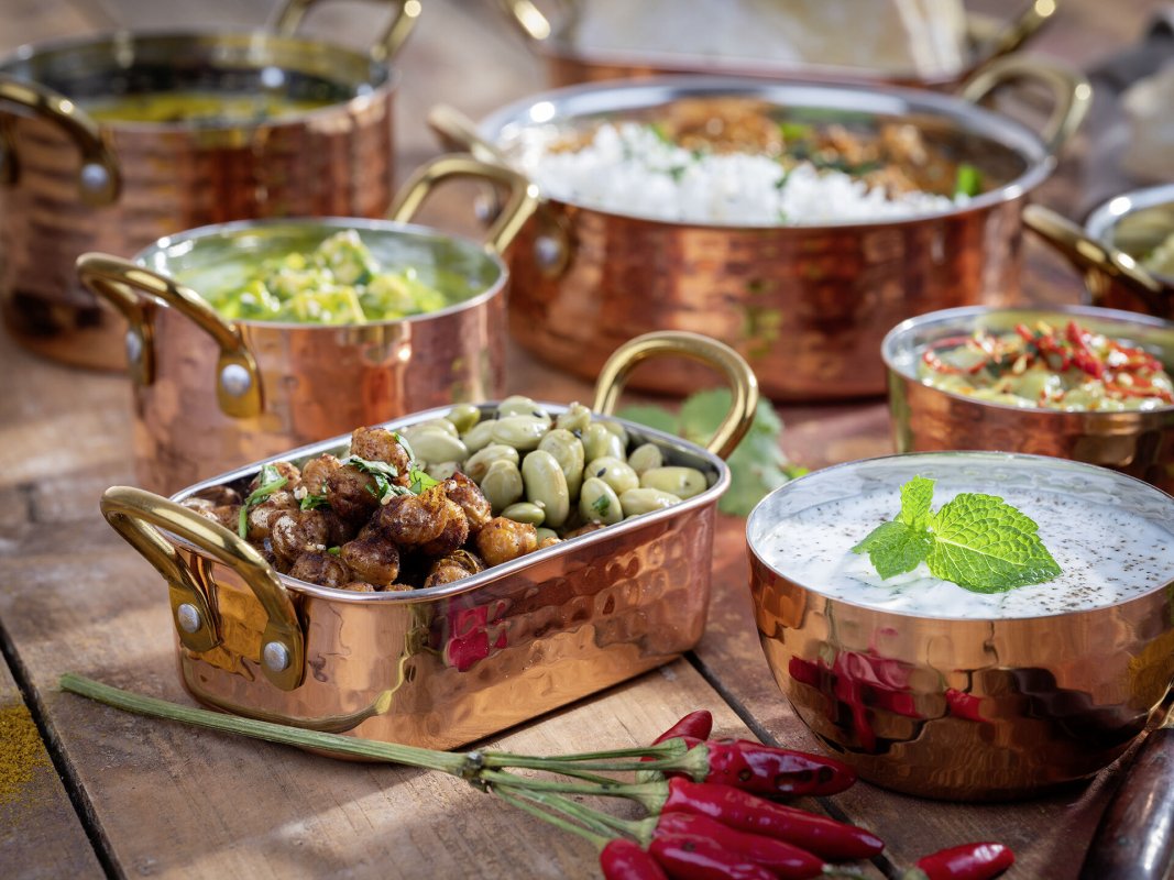 Servierartikel "Mumbai" rund, ØxH: 8,3x4,5 cm (5)