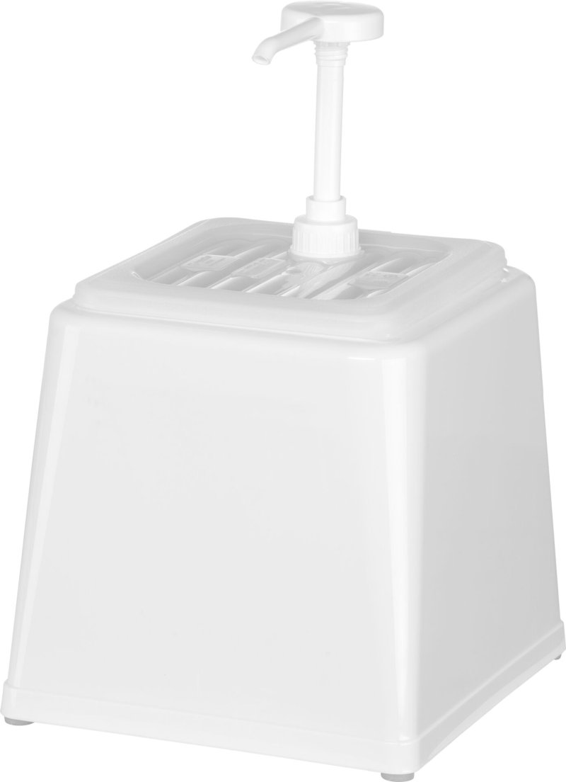 Pump-Soßenspender 2,5L weiß (2)