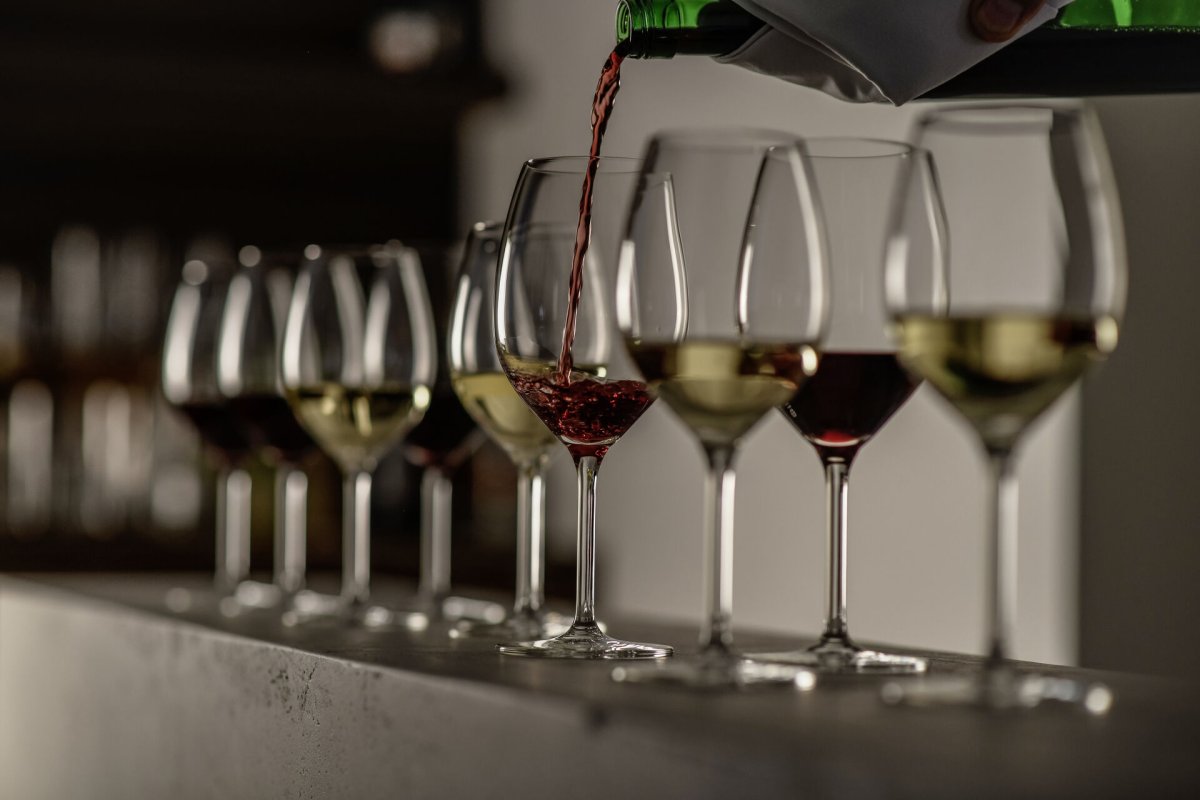 Glasserie "Banquet" Rotweinglas 475ml mit Füllstrich (2)