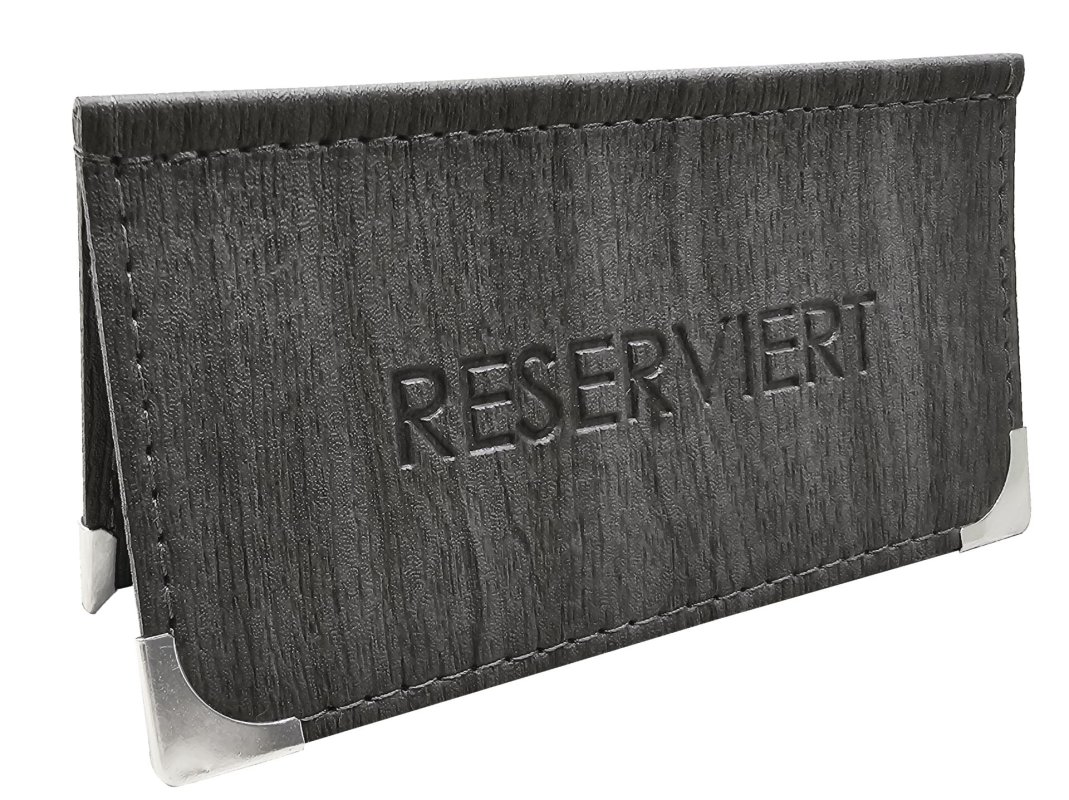 Reserviert Aufsteller "Madera" anthrazit (1)