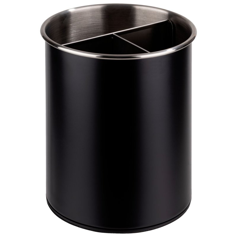 Besteckbehälter, drehbar, Ø 13cm, Edelstahl (1)