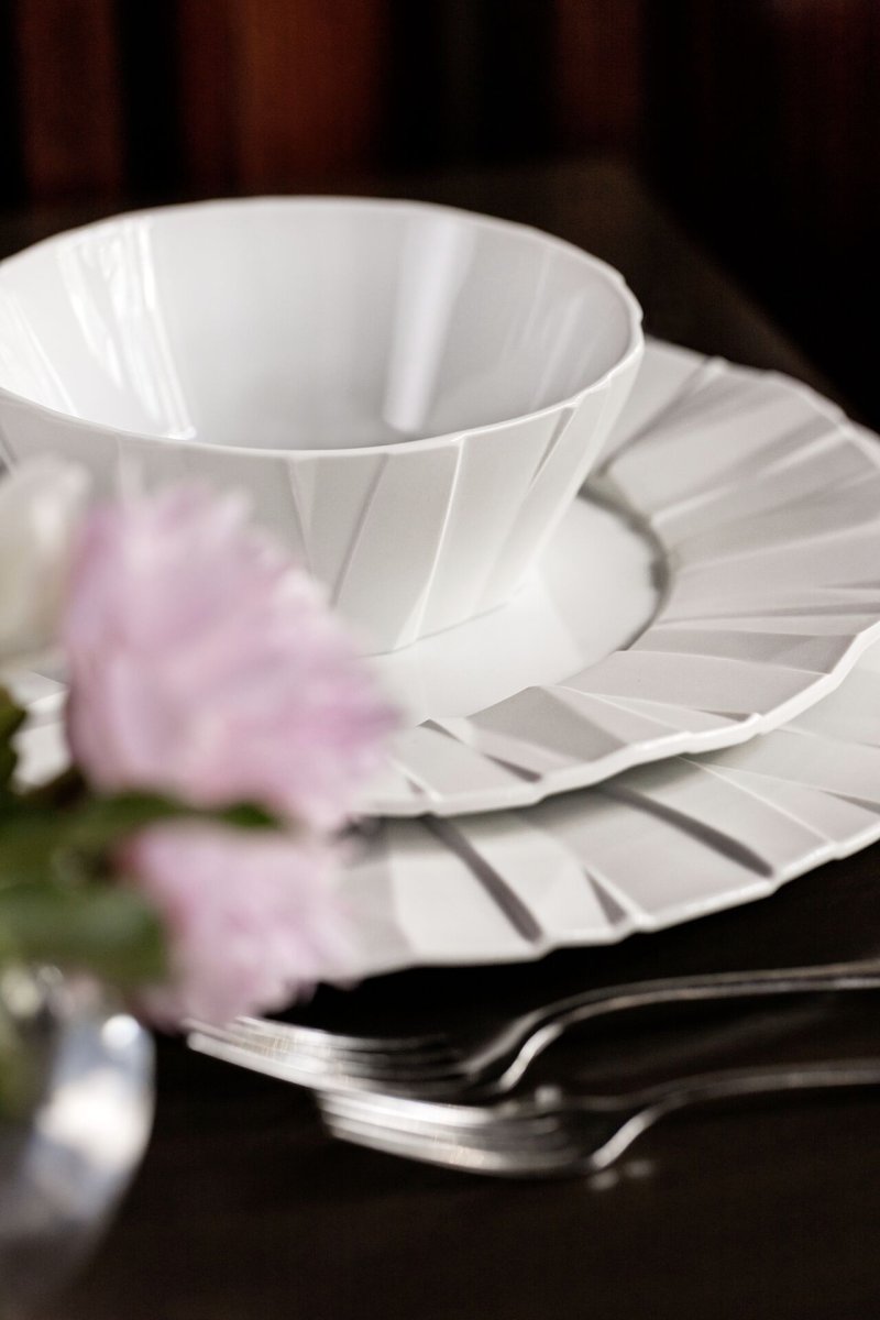 Porzellanserie "Matrix" Teller flach 27cm (8)