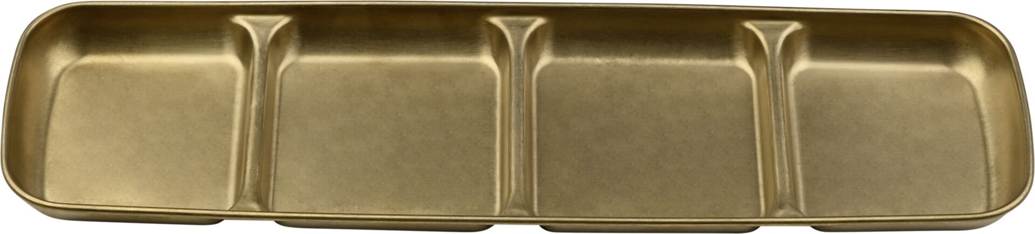 "Yoko" Schale 4 Felder, gold (1)