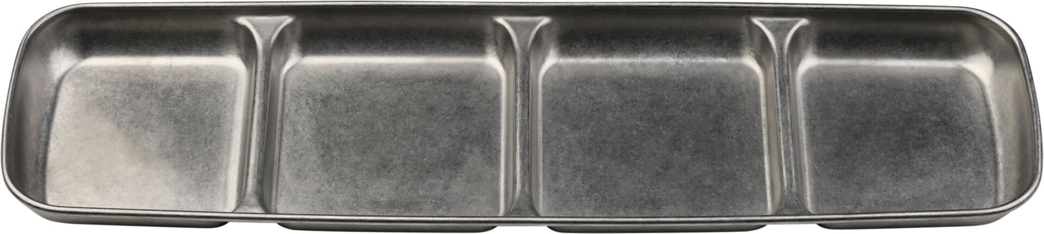 "Yoko" Schale 4 Felder, grau (1)