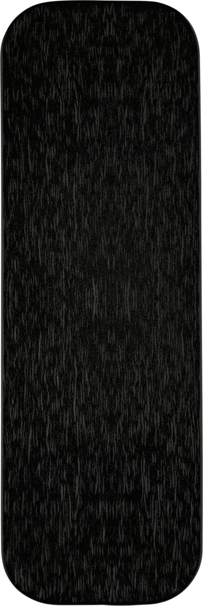 Porzellanserie "Lavanit" schwarz Platte rechteckig 25,1x8,5x1,1cm (1)