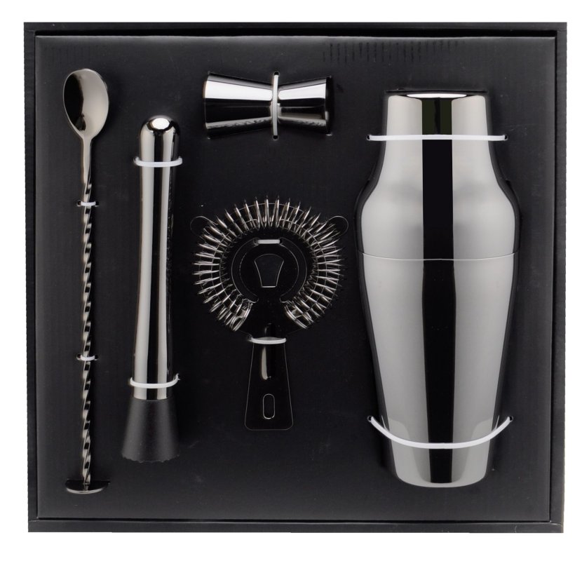 Cocktailshaker Set 5-tlg., anthrazit (6)