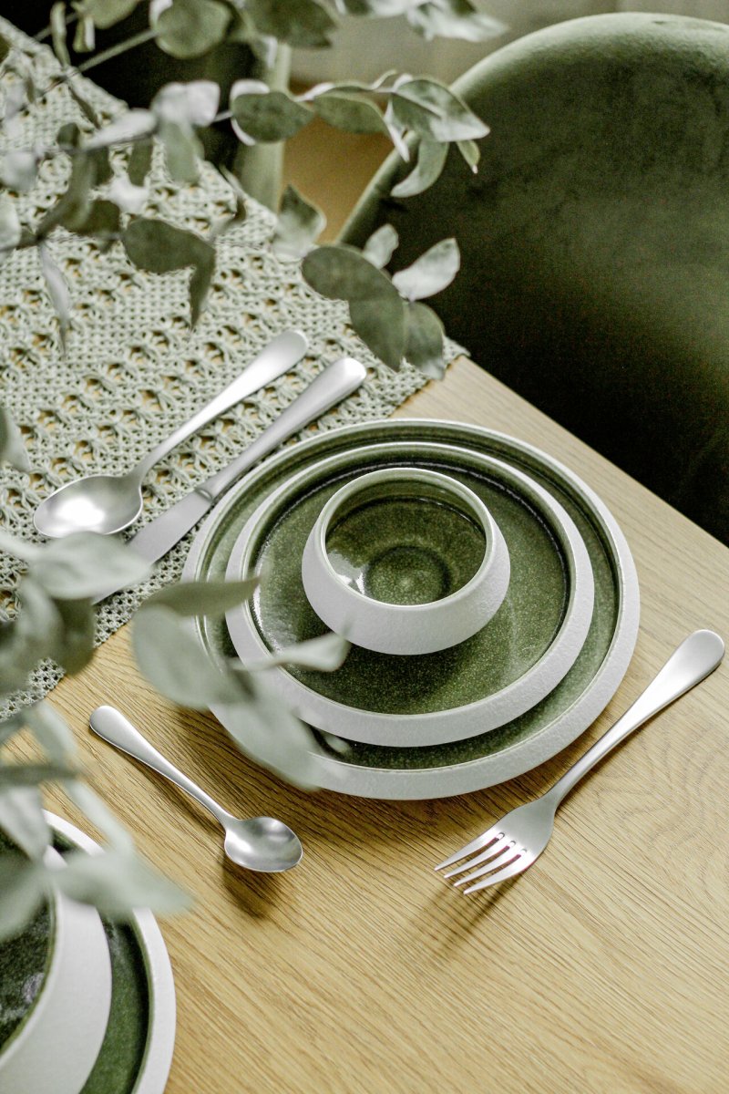 Porzellan Serie "Samoa" grün Schale Ø 13cm (6)